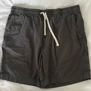J Crew Men’s Dock Shorts in gray. Size Medium.